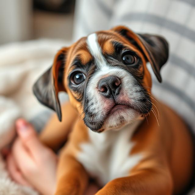 Happy Boxer puppies
